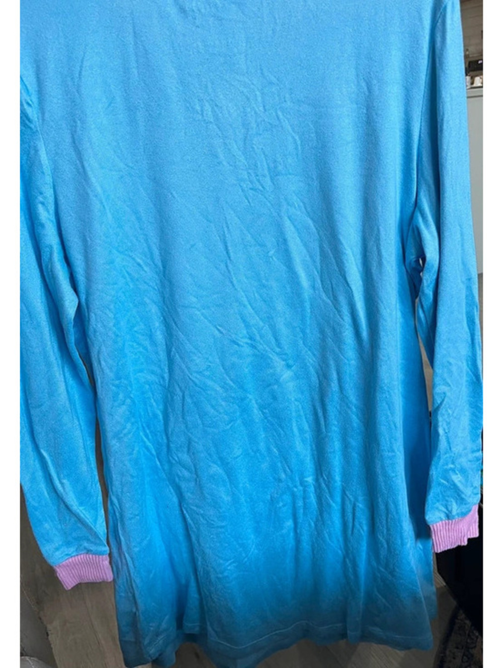 Disney Stitch Nightshirt Womens , M (8-10), Blue With Graphics Girls Shirt - Picture 7 of 9